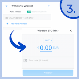 Siirry bitcoin-lompakkoosi ja syötä sinne vaaditut tiedot varojen s…