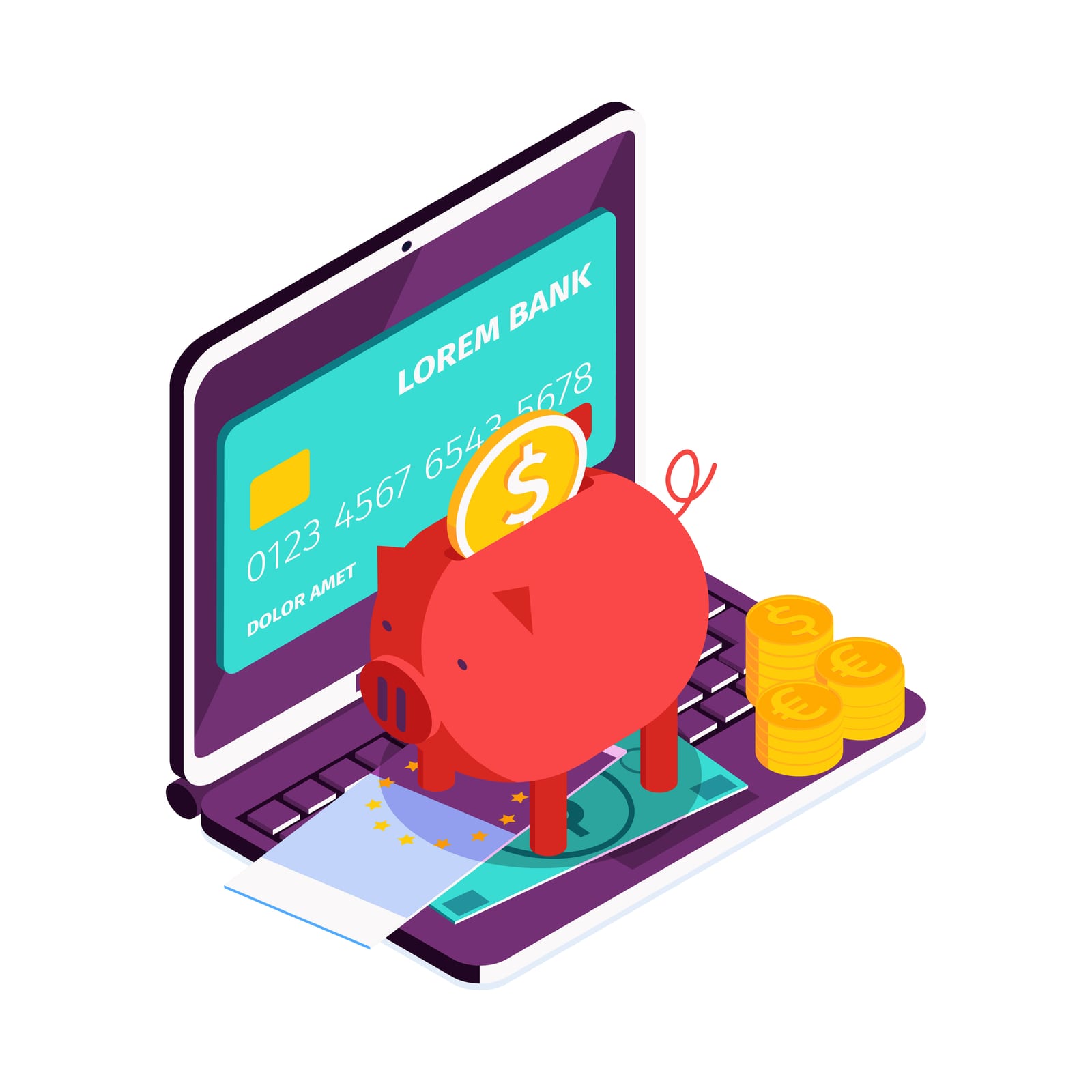Player setting a deposit limit before funding an online casino account
