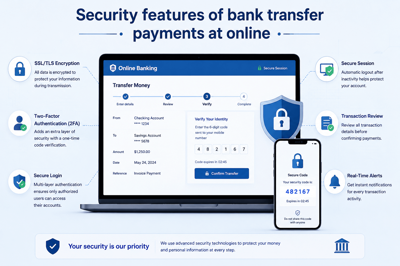 Security features of bank transfer payments at online casinos
