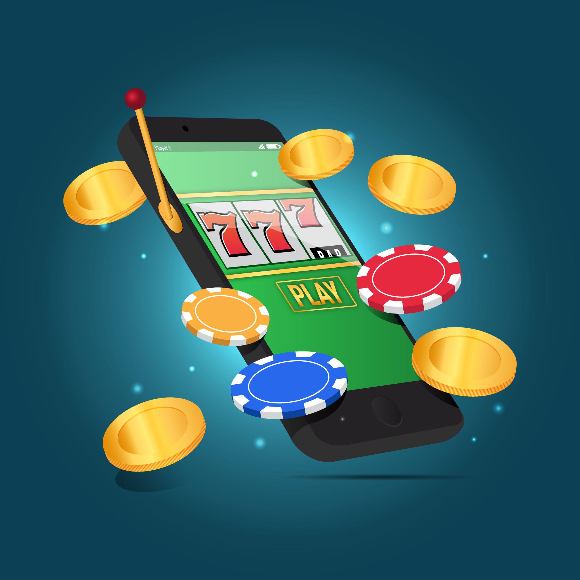 Collection of casino bonus offers displayed on a smartphone — welcome bonus, free spins, cashback