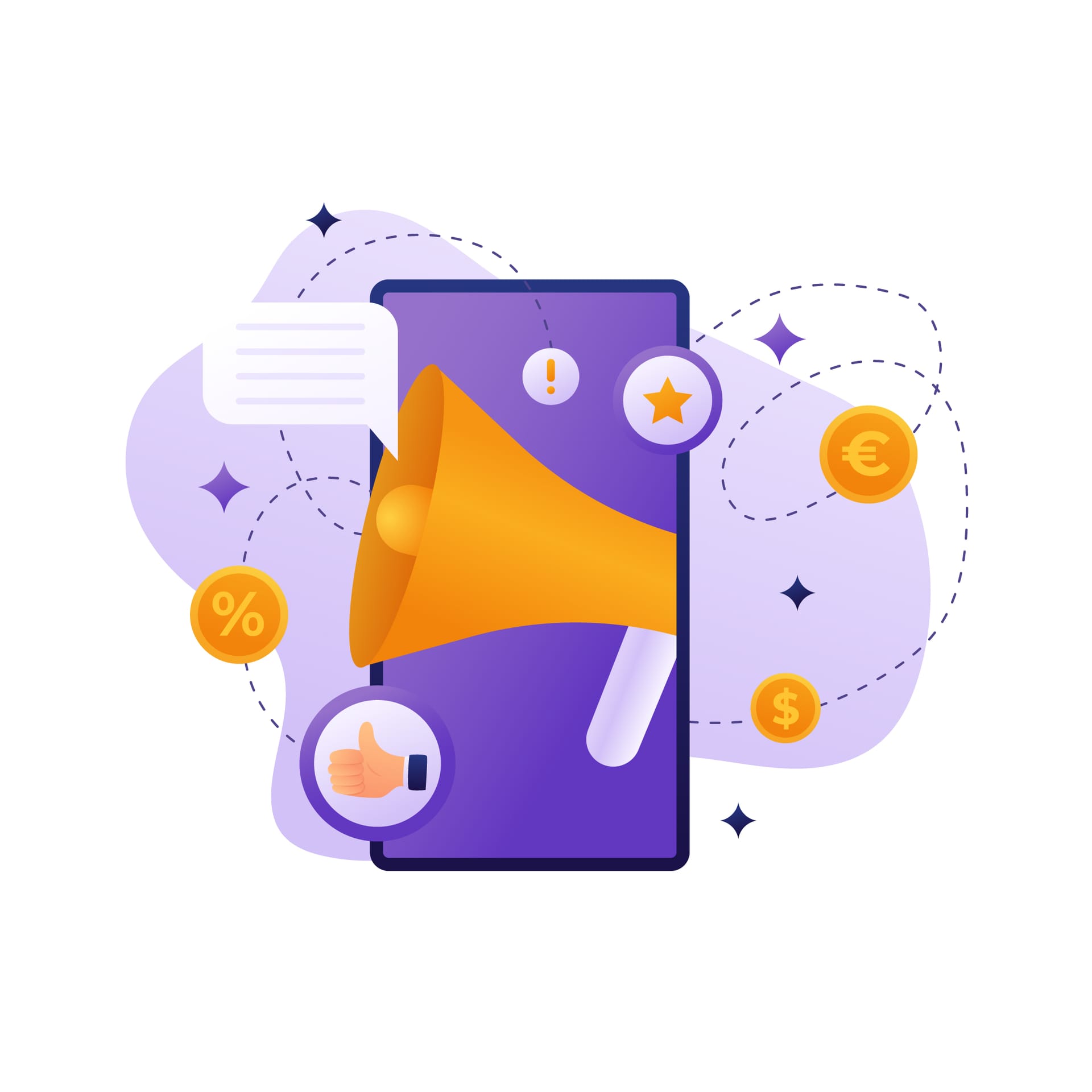No-deposit bonus notification on a smartphone from a Canadian online casino